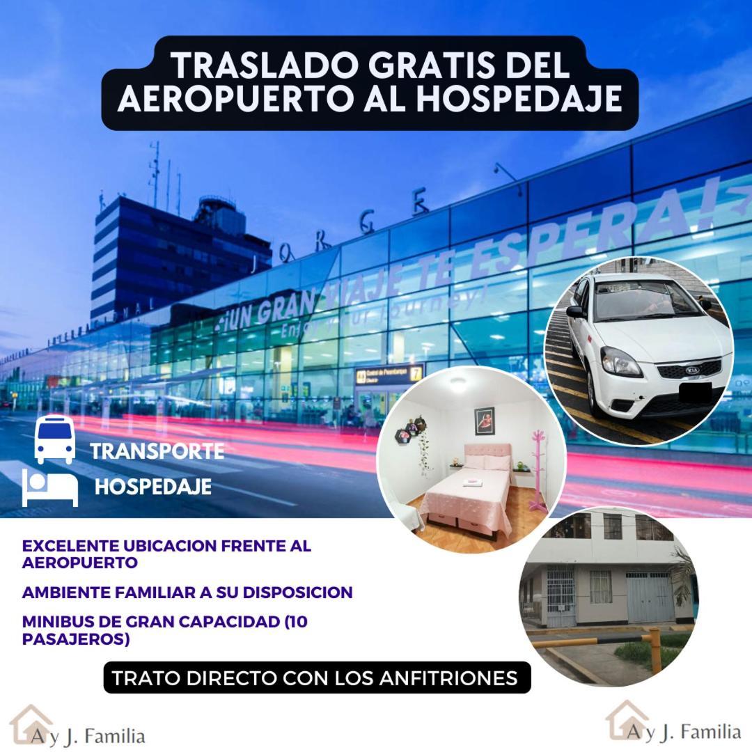 Close To Airport - Free One Time Pickup - A Y J Familia Lima Zewnętrze zdjęcie